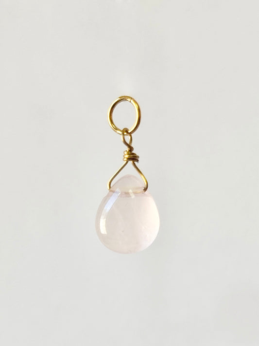 Add-on pendant for earrings ︱ Minimalist gemstones (pair)