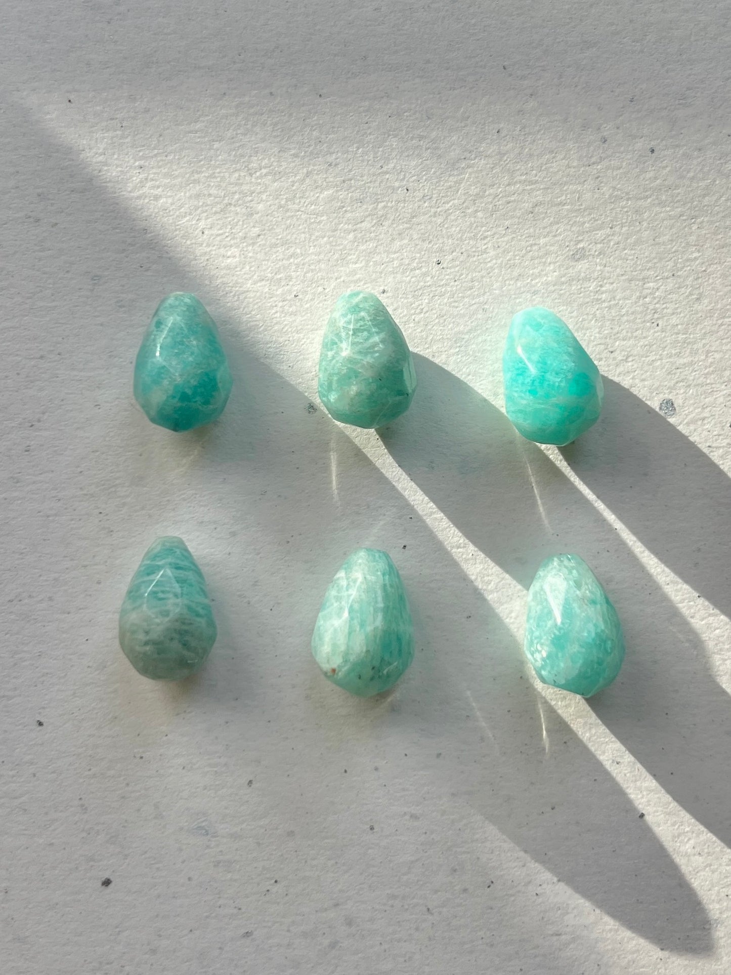 Add-on pendant for earrings ︱ Faceted gemstones (pair)