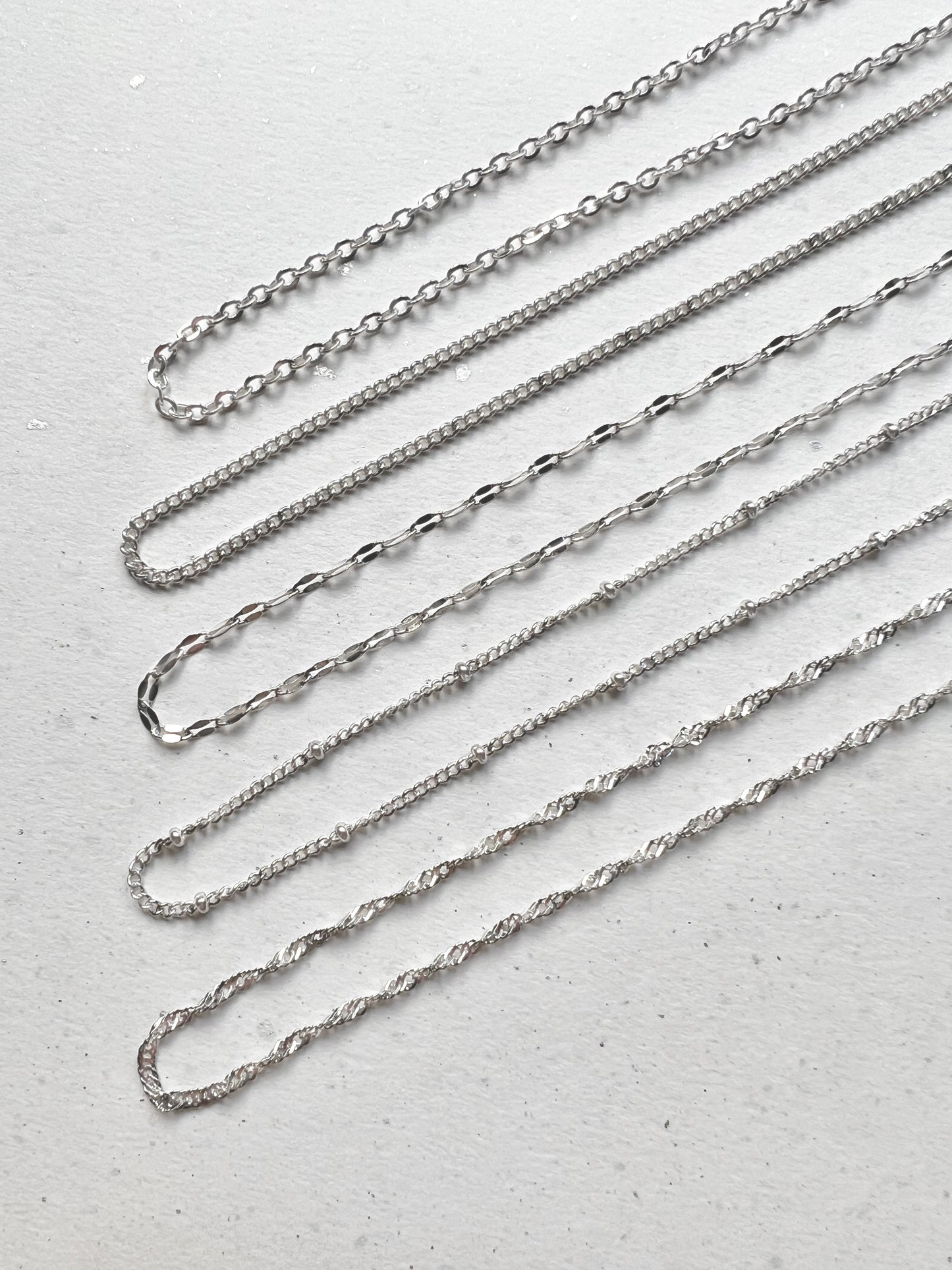 Add-on base | Finished link chain stainless steel