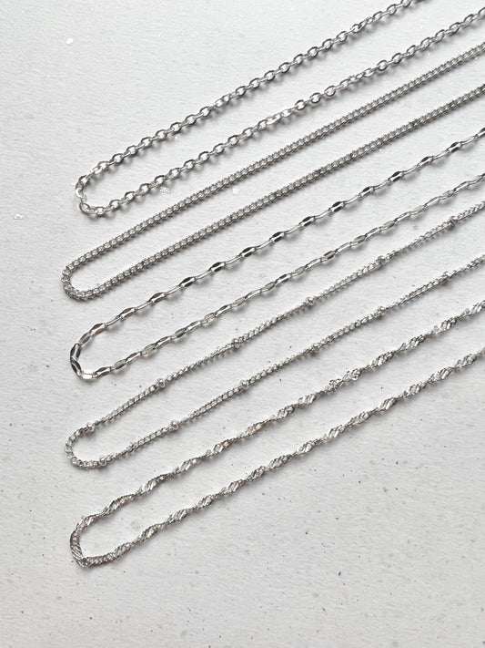 Add-on base | Finished link chain stainless steel