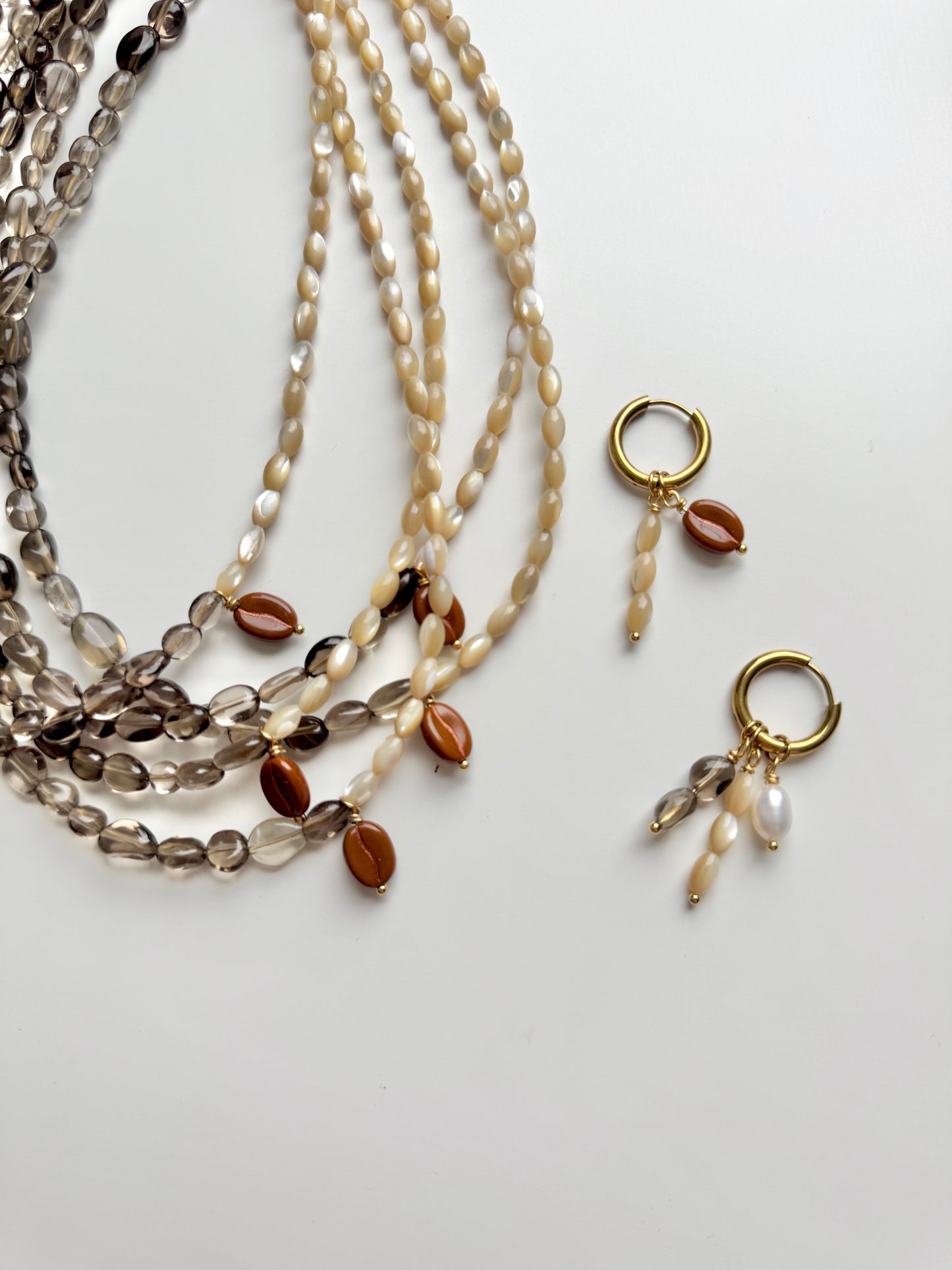 Necklace „Café Crème“