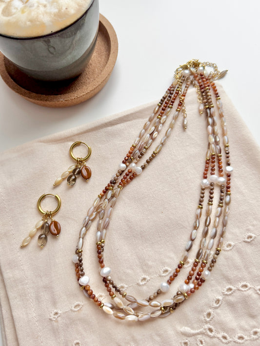 Necklace „Karamell“