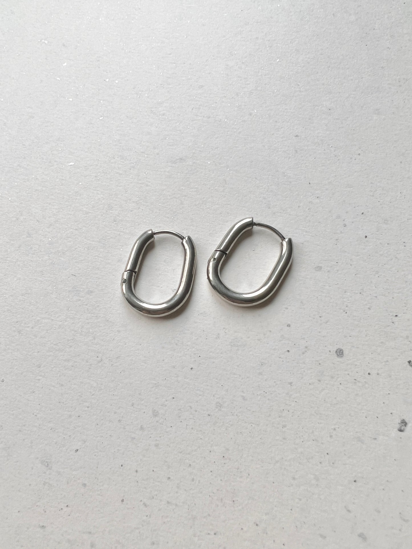 Add-on base hoops | Earrings "Oval"