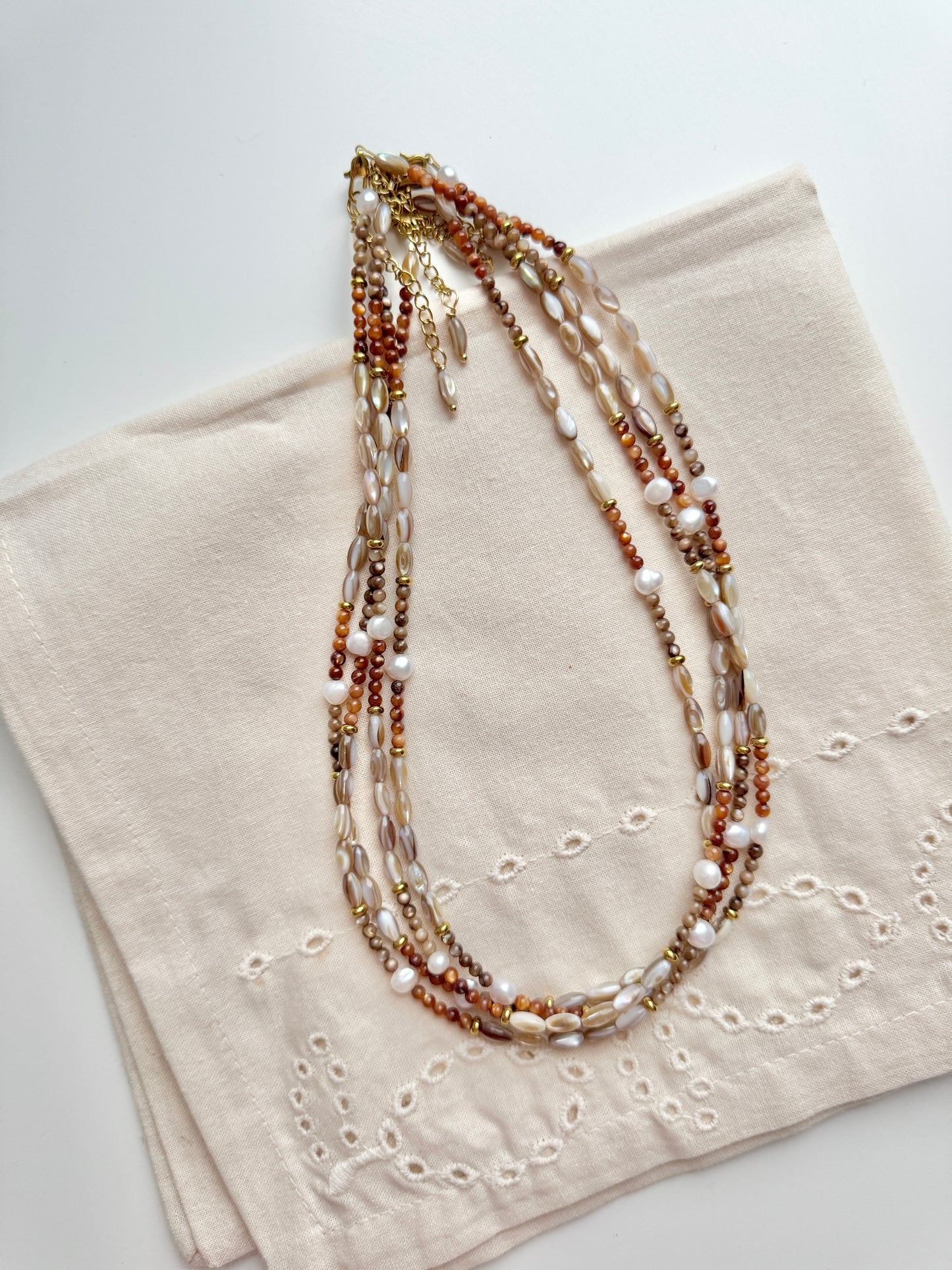 Necklace „Karamell“