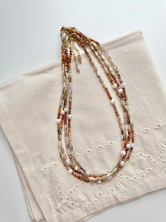 Necklace „Karamell“