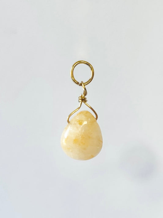 Add-on pendant for earrings ︱ Minimalist gemstones (pair)