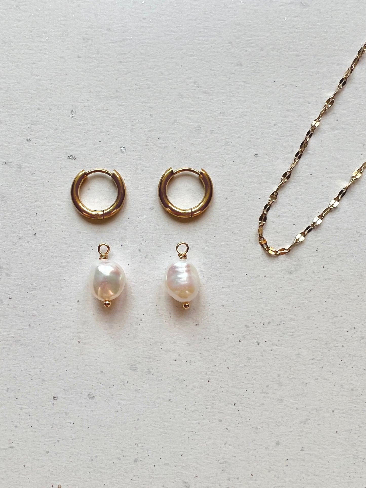 Add-on pendant baroque pearl 10mm