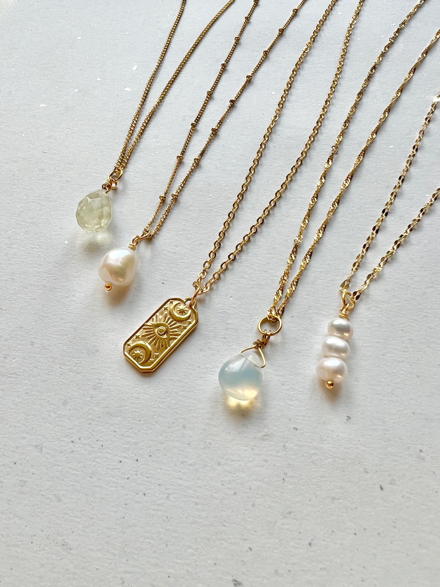 Add-on base | Finished link chain stainless steel gold plating