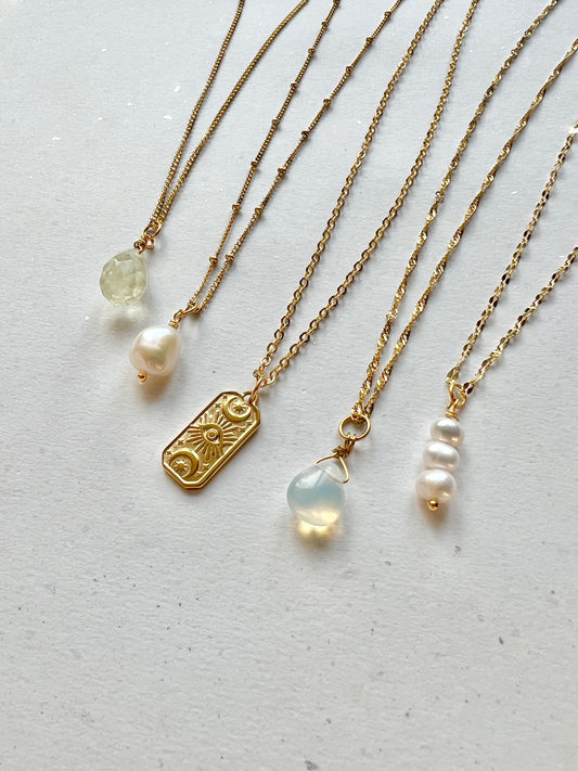 Add-on base | Finished link chain stainless steel gold plating