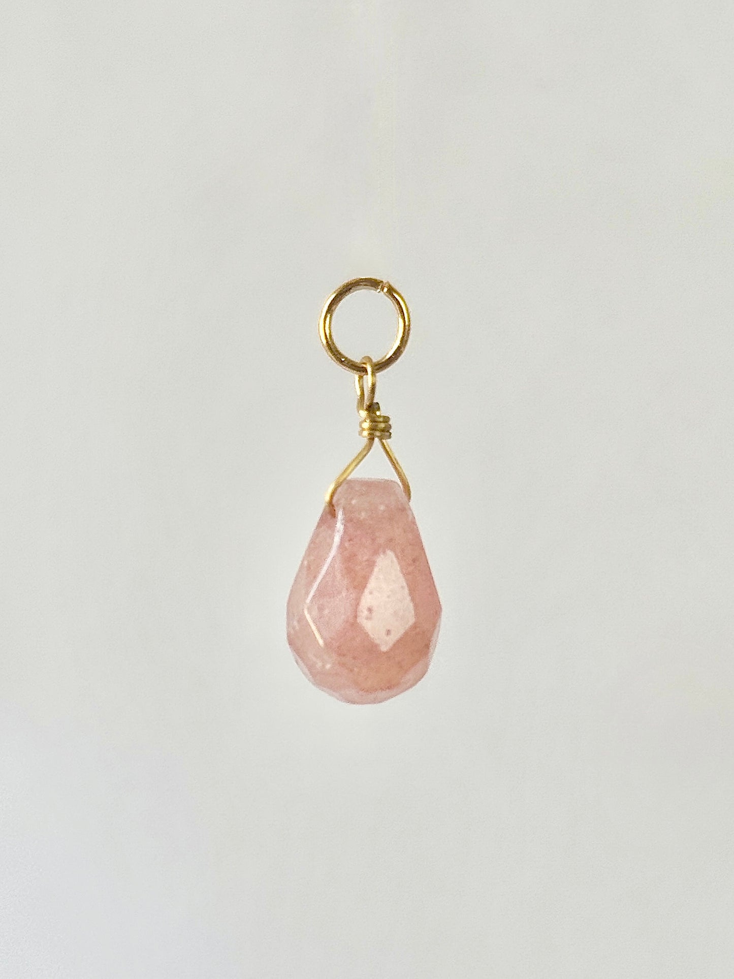 Add-on pendant for earrings ︱ Faceted gemstones (pair)