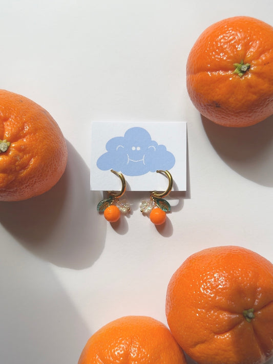 FUNKY FRUITS l Orange earrings