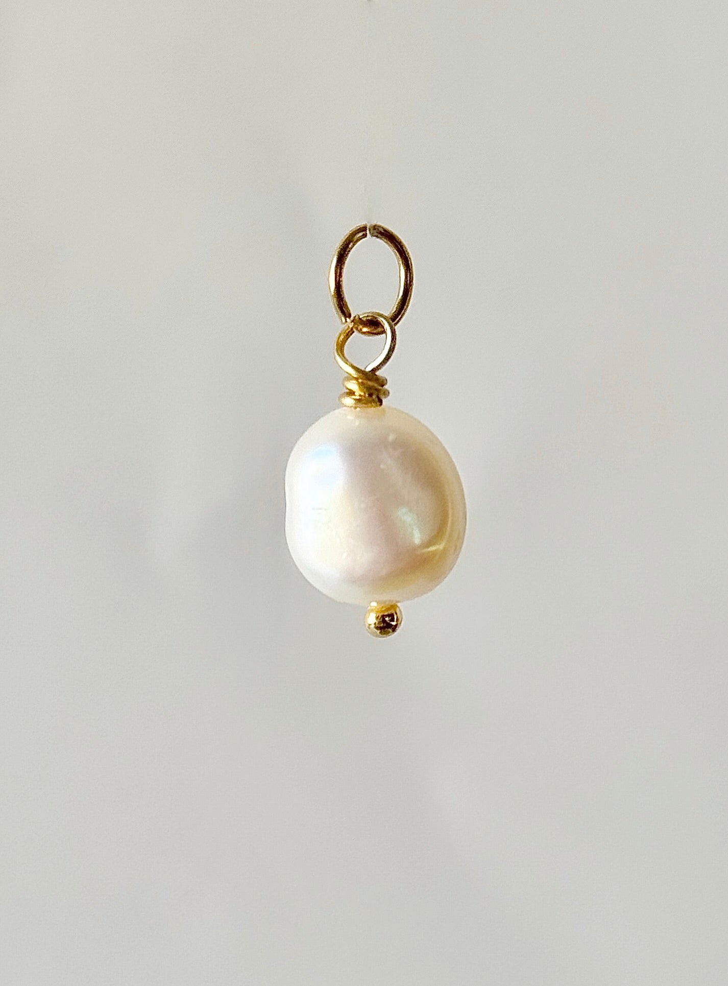 Add-on pendant baroque pearl 10mm