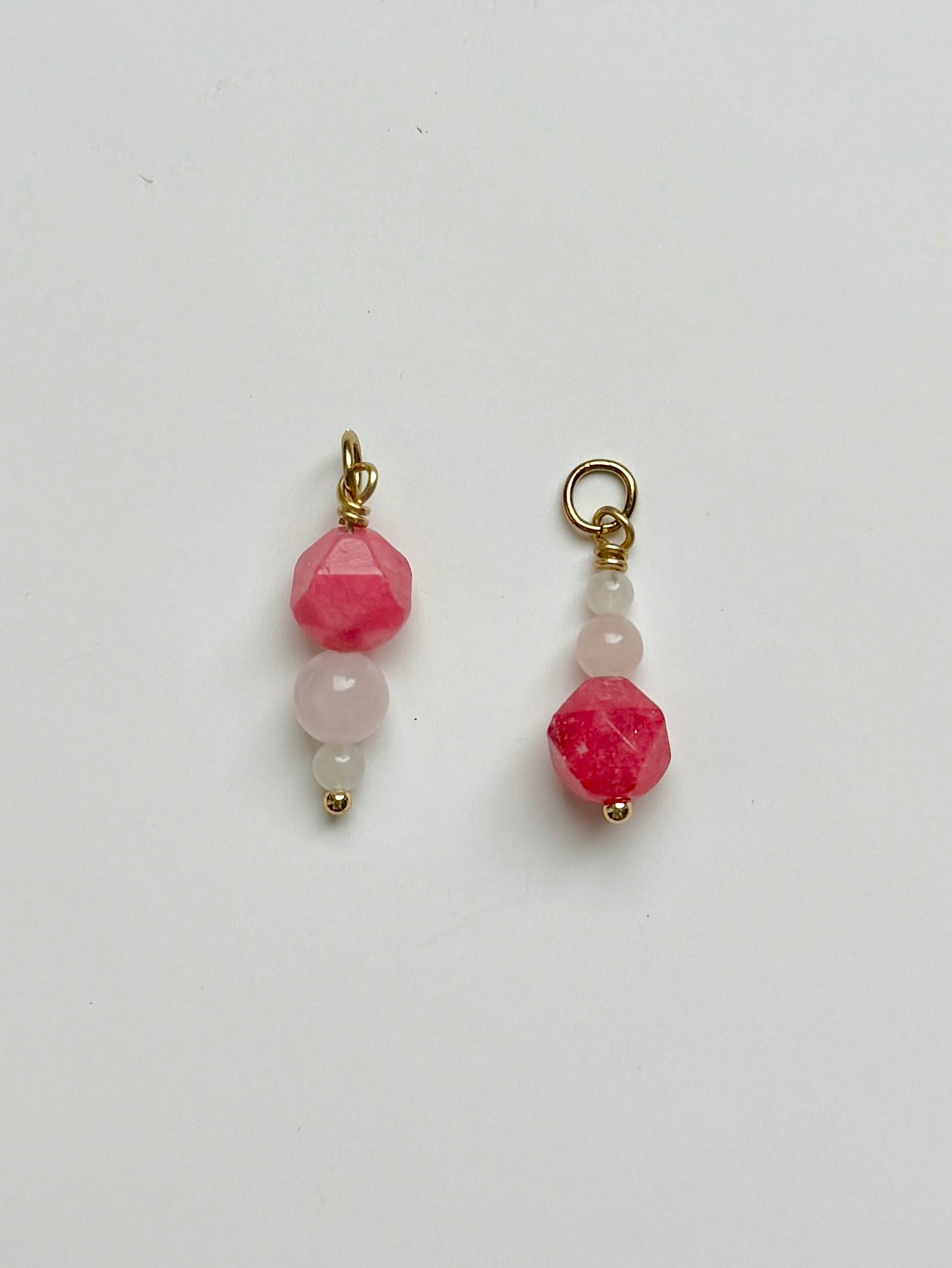 Add-on pendant ︱Pink (pair)