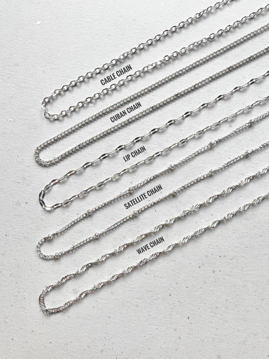 Add-on base | Finished link chain stainless steel