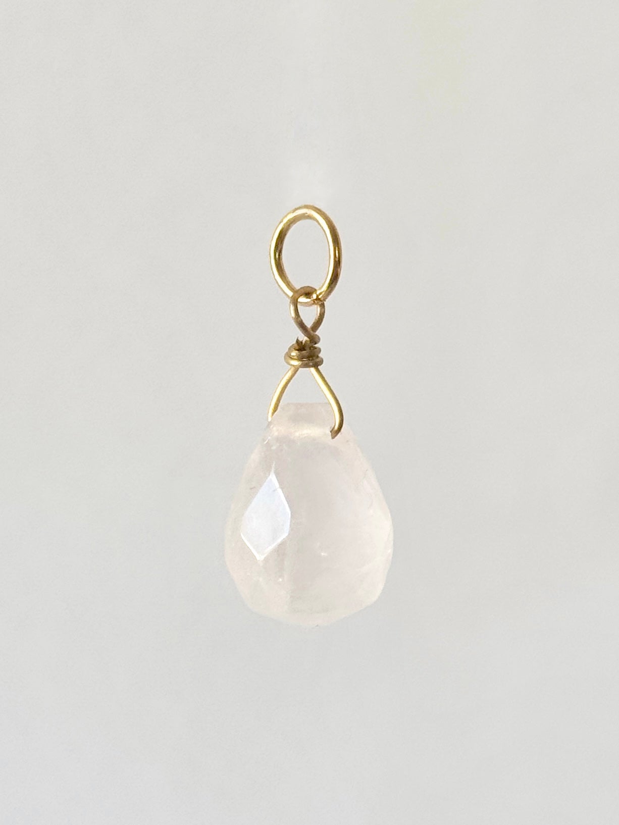 Add-on pendant for earrings ︱ Faceted gemstones (pair)