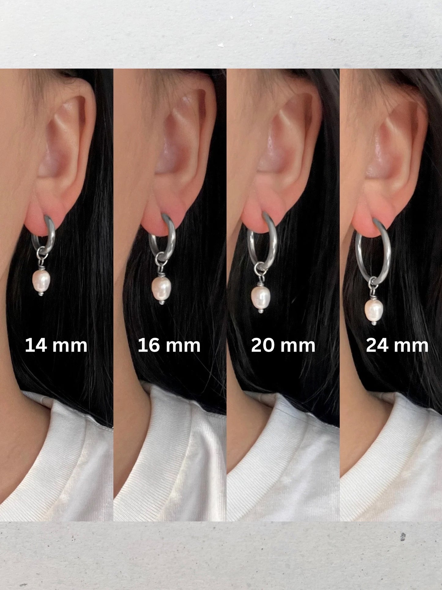 Add-on base hoops | Earrings "Round"