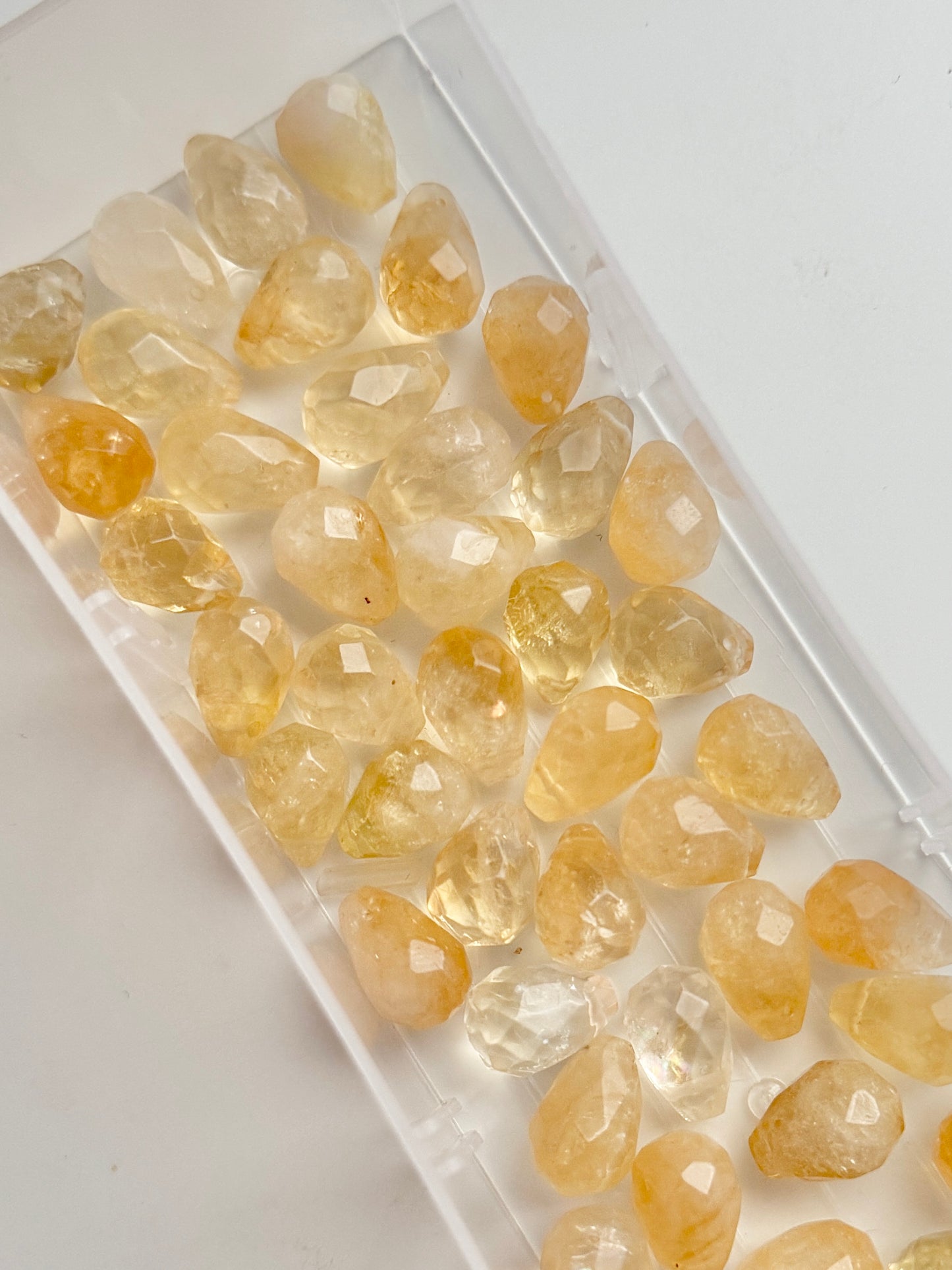 Add-on pendant for earrings ︱ Faceted gemstones (pair)