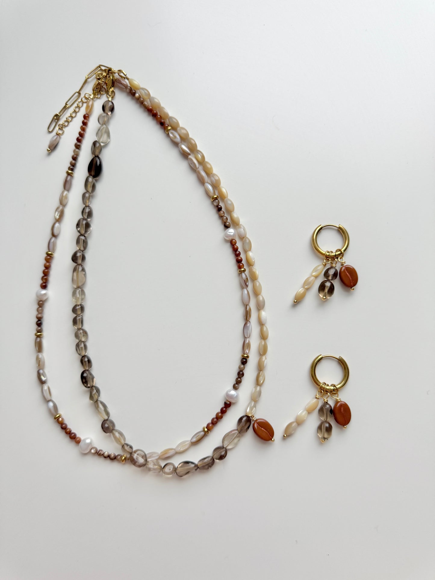 Necklace „Café Crème“