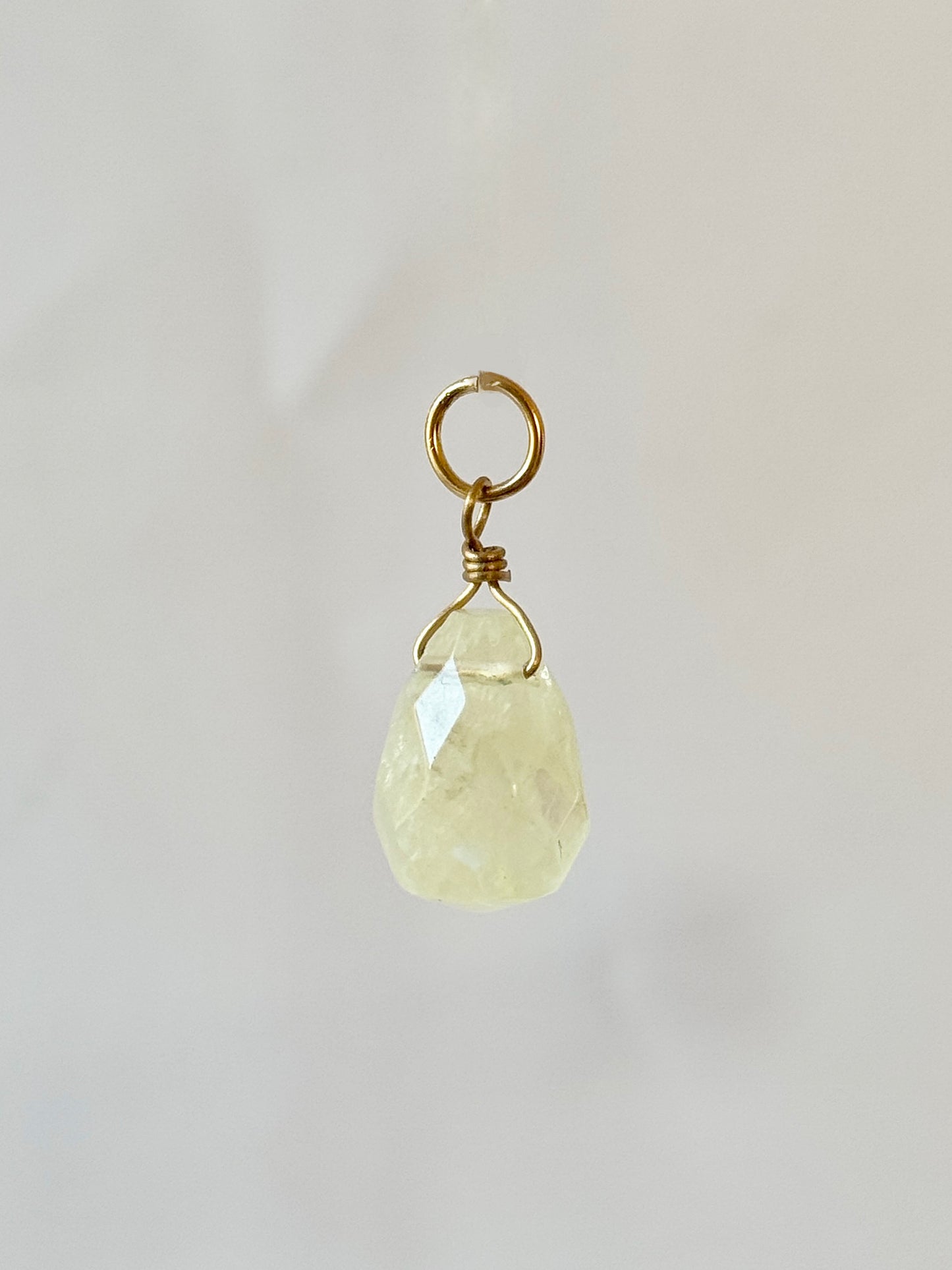 Add-on pendant for earrings ︱ Faceted gemstones (pair)