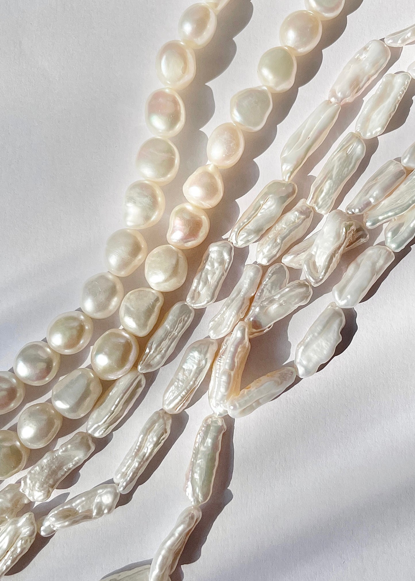 Necklace "Basic" baroque freshwater pearl necklace