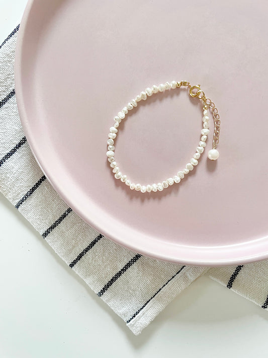 Bracelet “Stone Mini” - freshwater pearl bracelet 3-4 mm