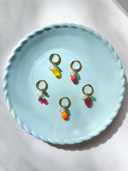 FUNKY FRUITS l Orange earrings