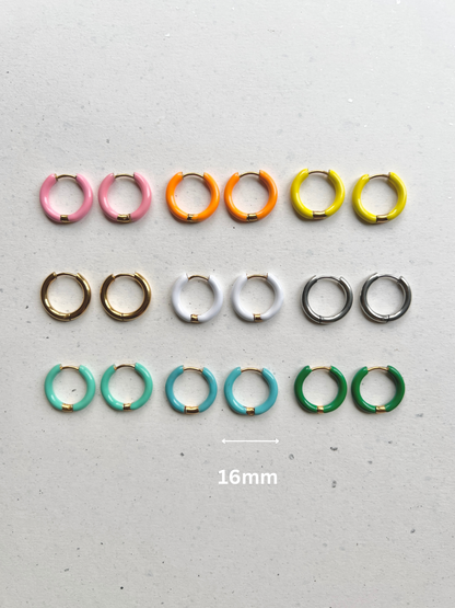 Add-on base hoops | Earrings "Pastel"