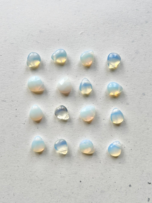 Add-on pendant for earrings ︱ Minimalist gemstones (pair)