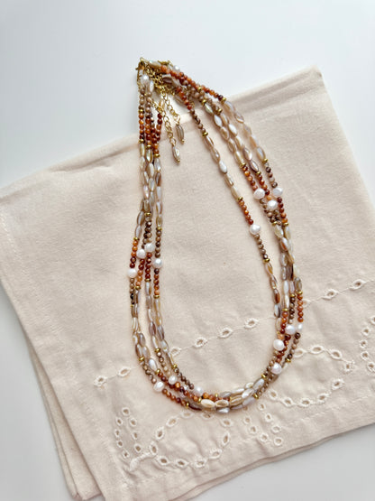 Necklace „Karamell“