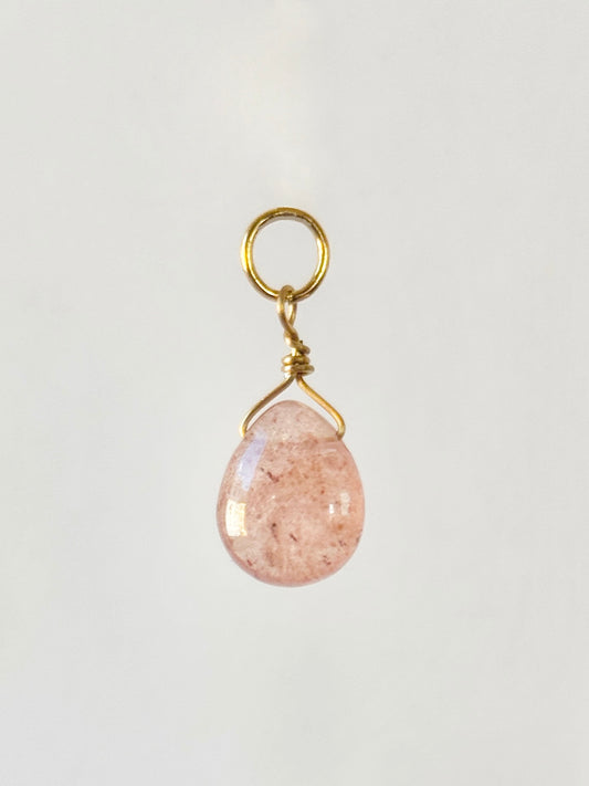 Add-on pendant for earrings ︱ Minimalist gemstones (pair)