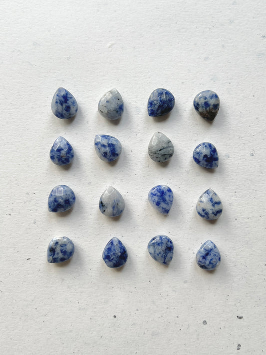 Add-on pendant for earrings ︱ Minimalist gemstones (pair)