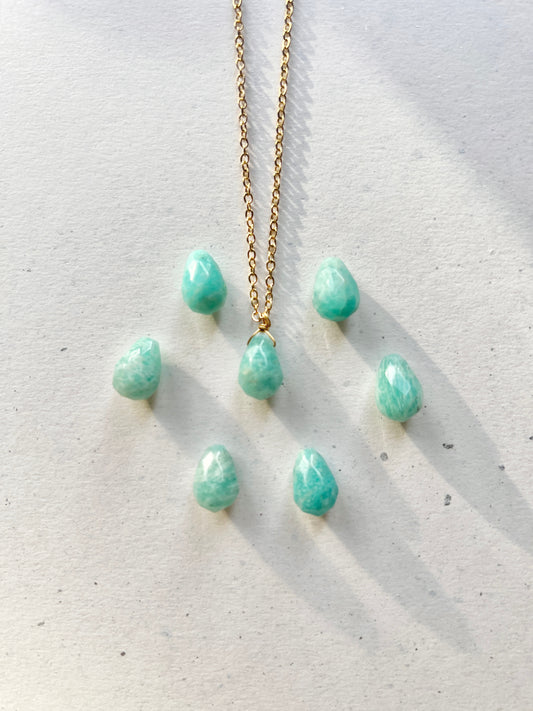 Amazonite ︱ Faceted Gemstone Necklace