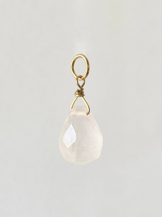 Add-on pendant for earrings ︱ Faceted gemstones (pair)