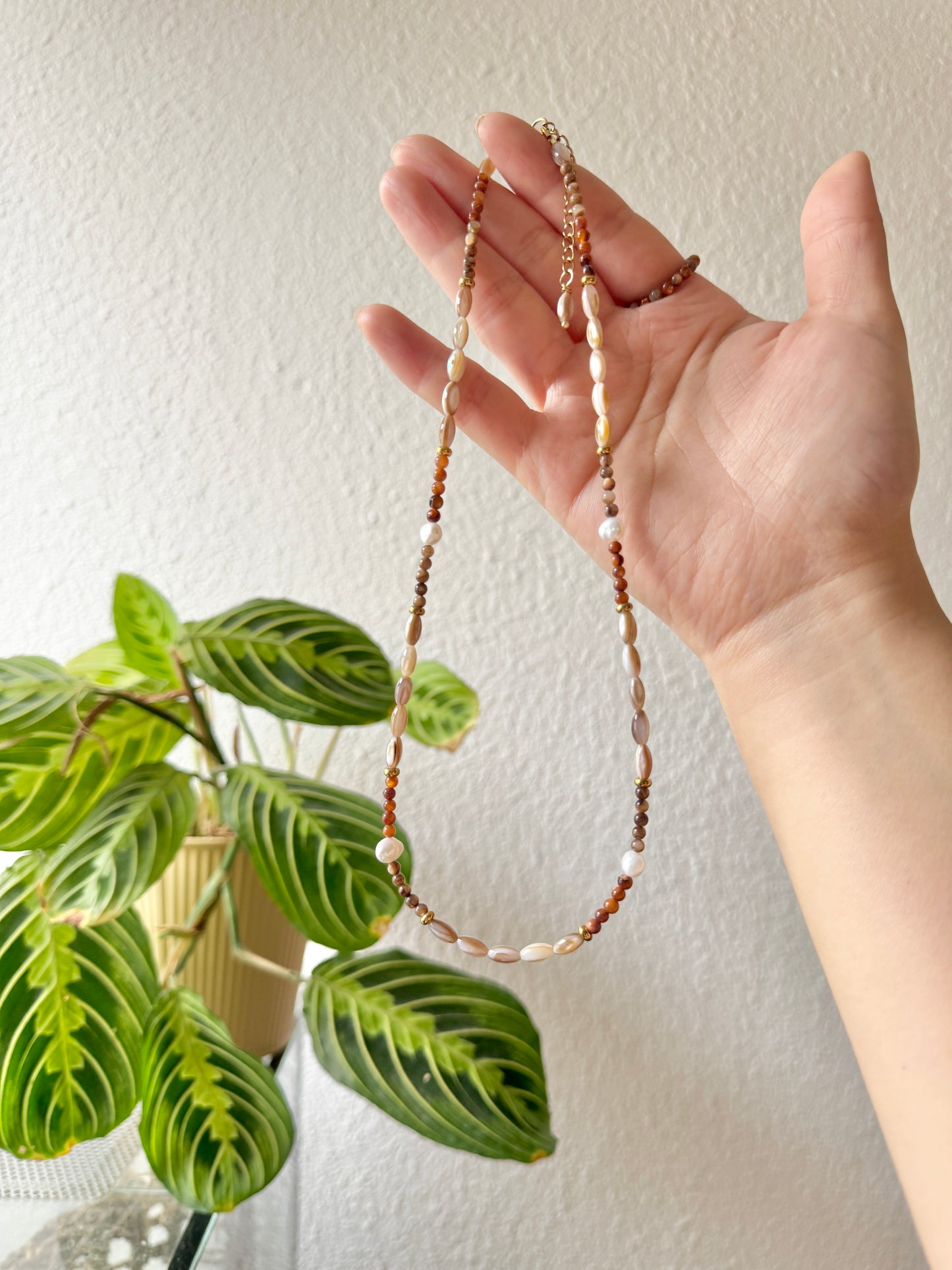 Necklace „Karamell“