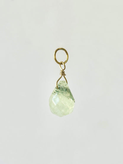 Add-on pendant for earrings ︱ Faceted gemstones (pair)