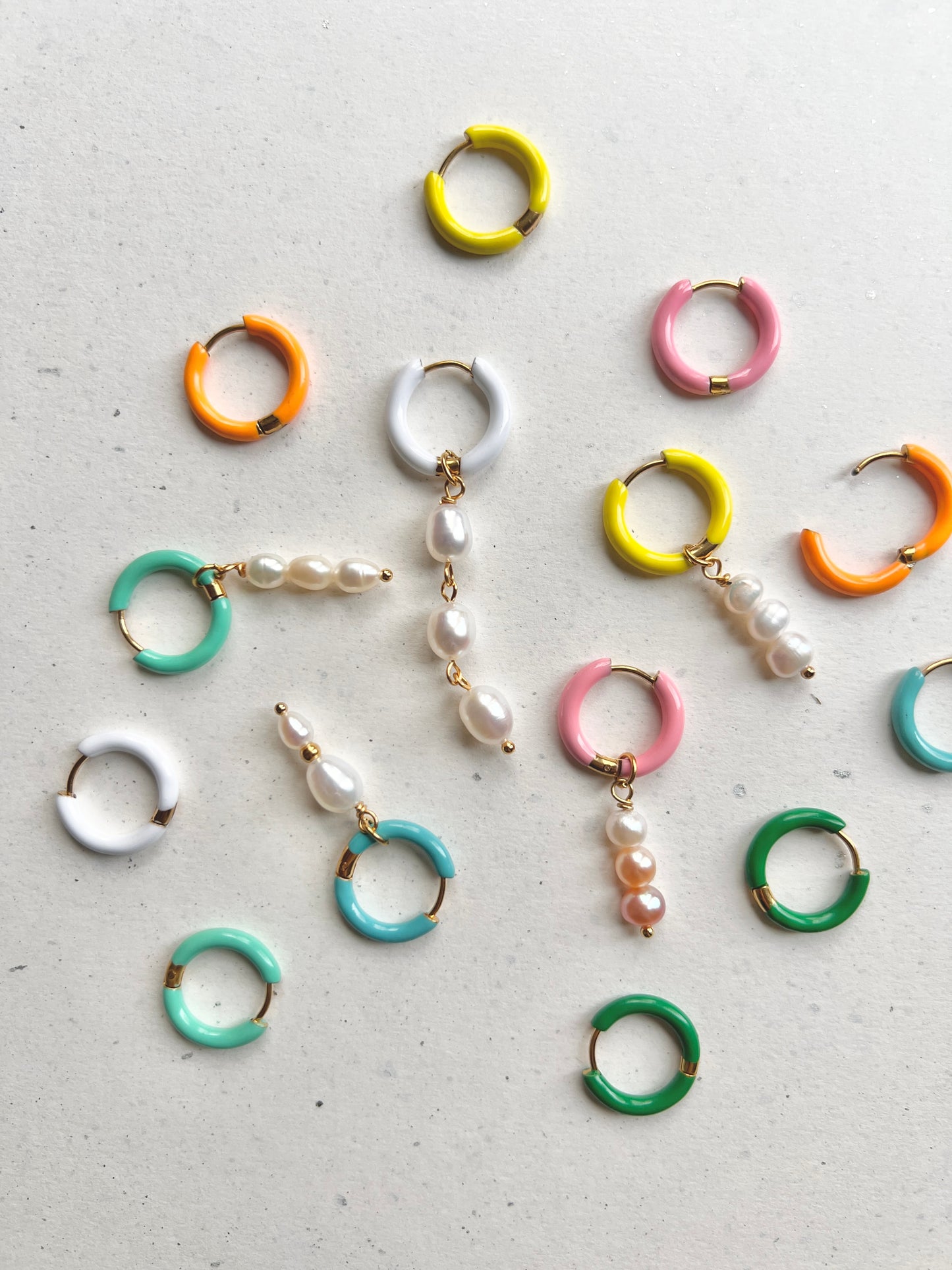 Add-on base hoops | Earrings "Pastel"