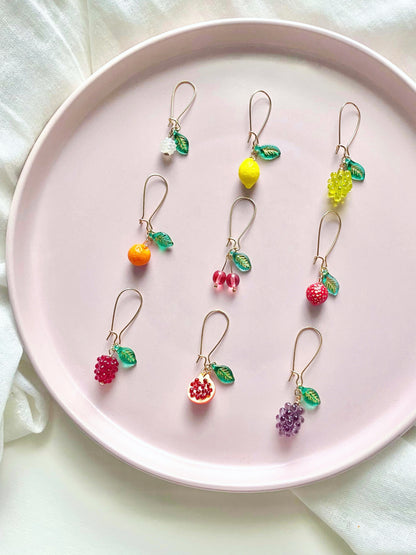 FUNKY FRUITS l Strawberry earrings
