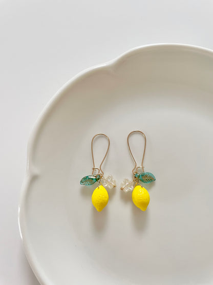 FUNKY FRUITS l Lemon earrings