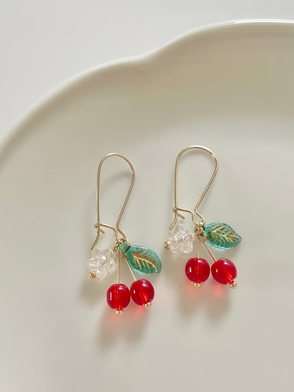 FUNKY FRUITS l Cherry earrings