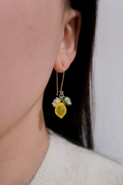 FUNKY FRUITS l Lemon earrings